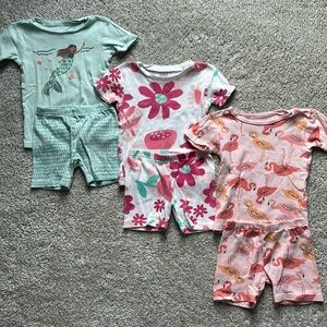 Set of 3 short with short sleeve pjs
